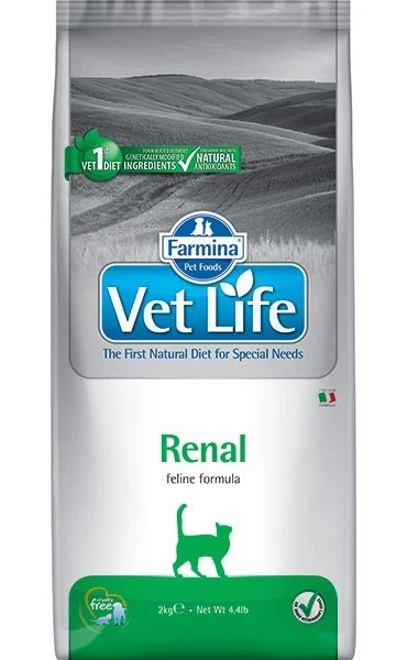 Farmina RENAL для кошек при ХПН, при терапии застойной сердечной недостаточности 2кг