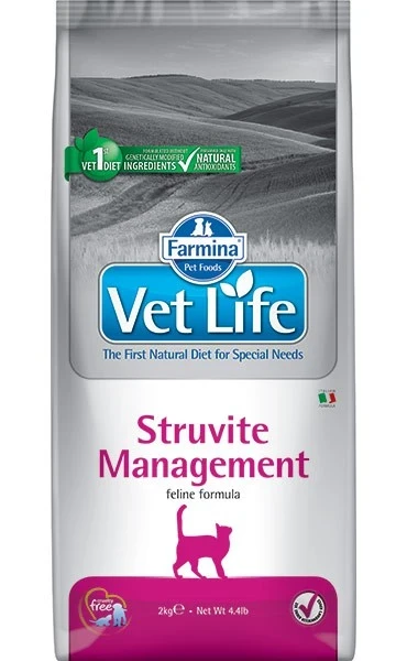 Farmina STRUVITE MANAGEMENT для кошек лечение МКБ 10кг